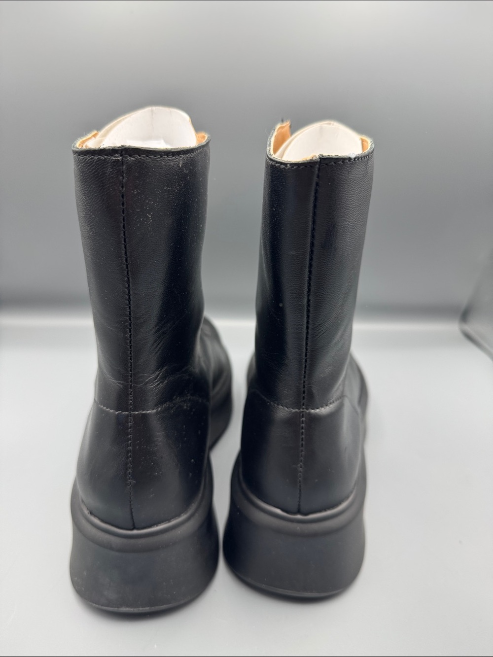 Steve Madden Jones Leather Boots - Picture 3 of 4